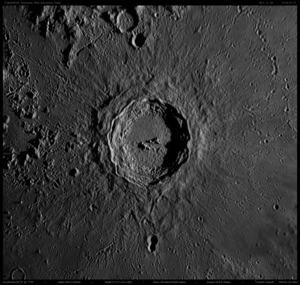 Carmelo Zannelli – astrophotographer » Copernicus lunar crater on Nov ...